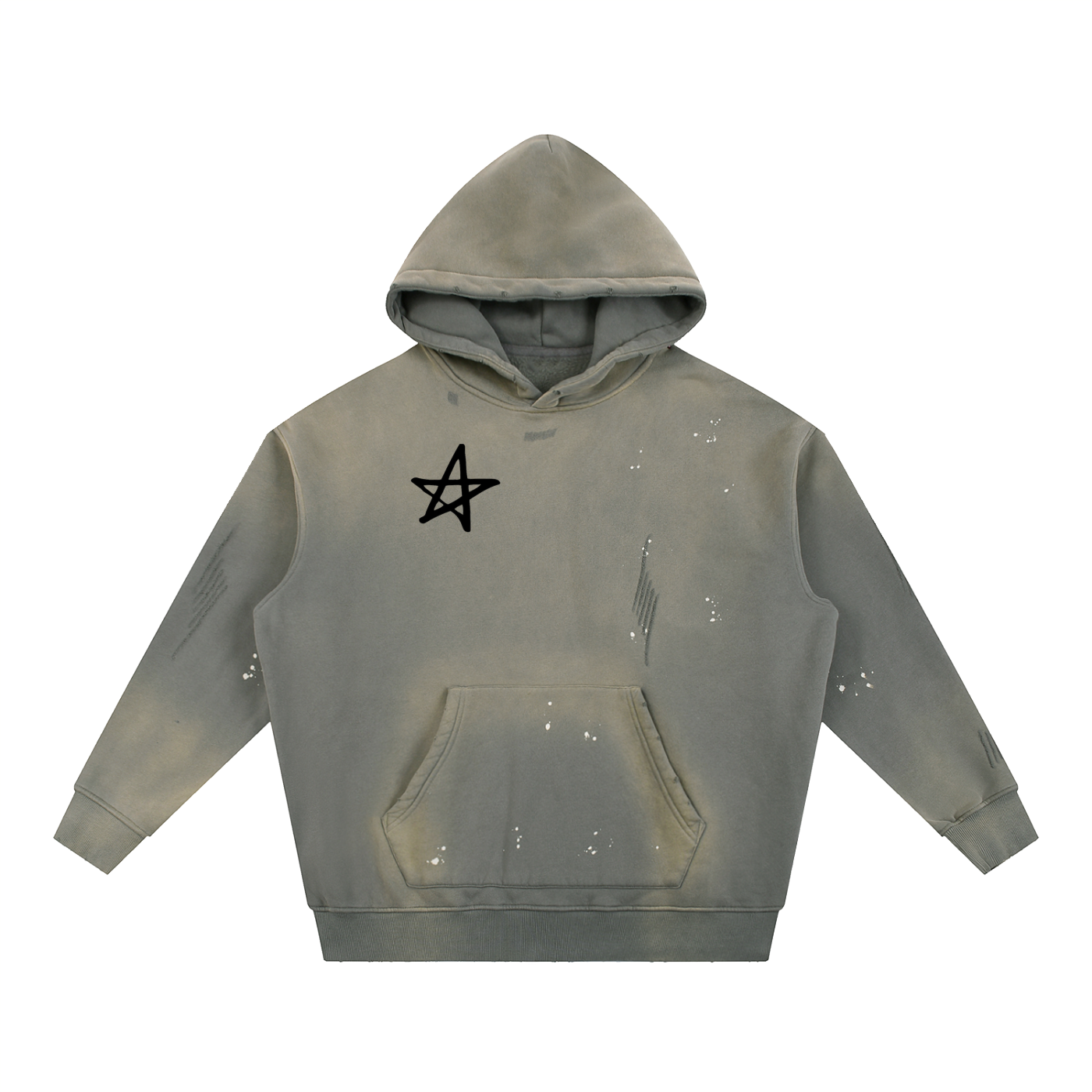 Vintage-Washed hoodie