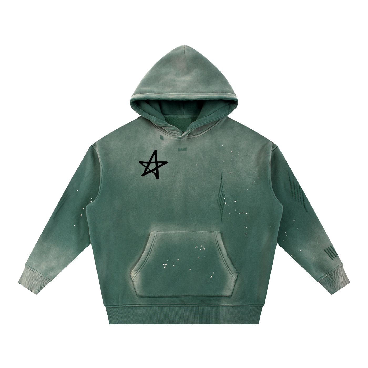 Vintage-Washed hoodie